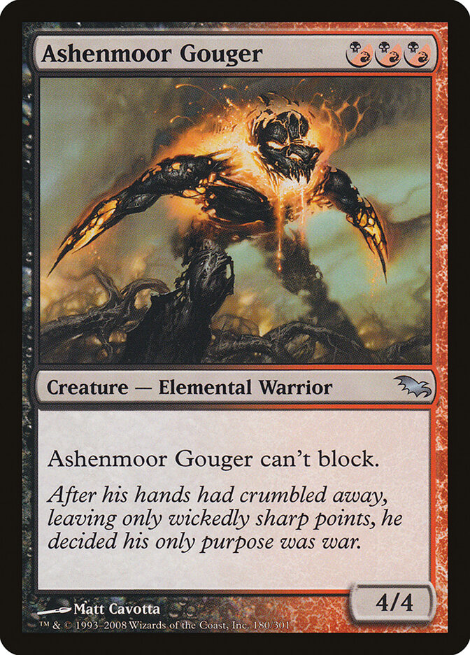 Ashenmoor Gouger — Shadowmoor 180/302