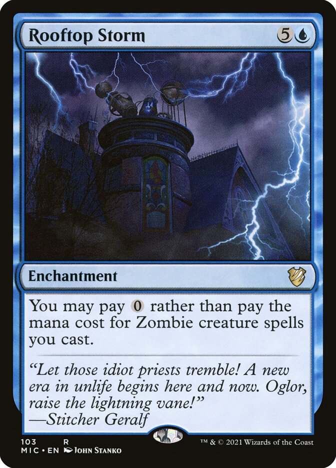 Rooftop Storm — Midnight Hunt Commander 103/187
