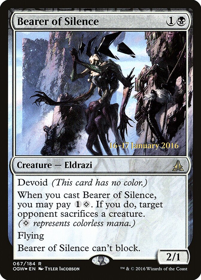 Bearer of Silence — Oath of the Gatewatch Promos 67s/65