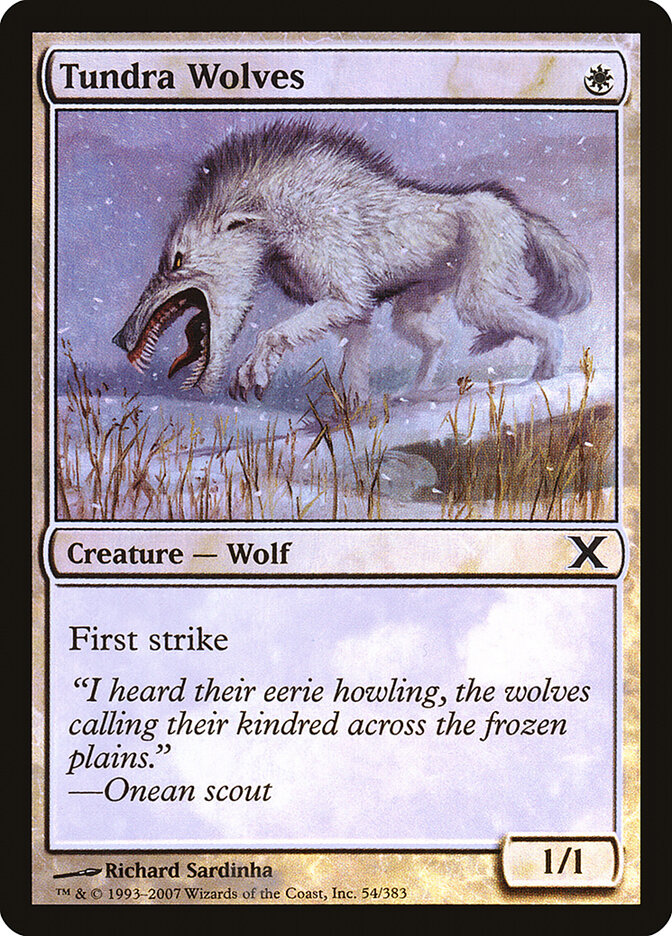 Tundra Wolves — Tenth Edition 54★/510