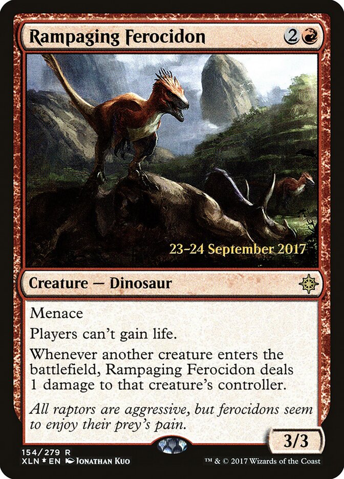 Rampaging Ferocidon — Ixalan Promos 154s/120