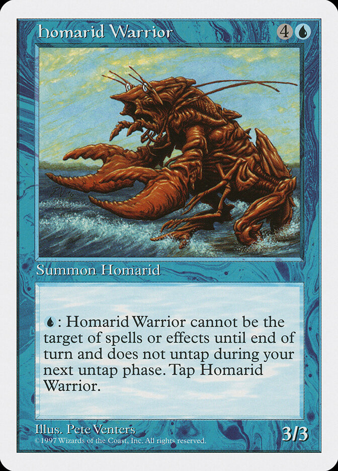 Homarid Warrior — Fifth Edition 92/455