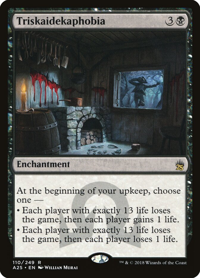 Triskaidekaphobia — Masters 25 110/249
