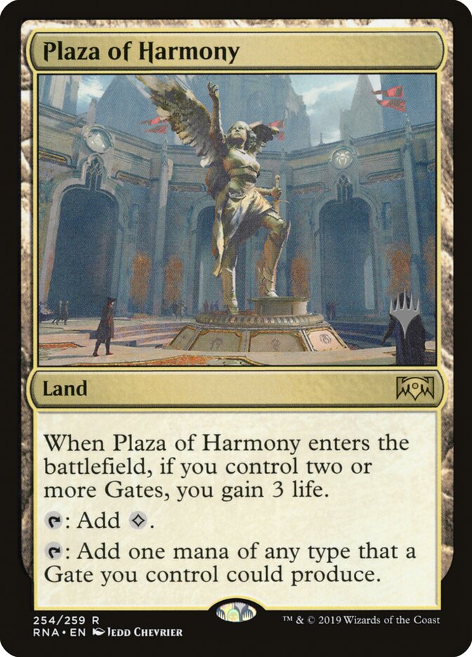 Plaza of Harmony — Ravnica Allegiance Promos 254p/81