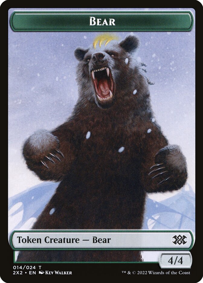 Bear — Double Masters 2022 Tokens 14/24
