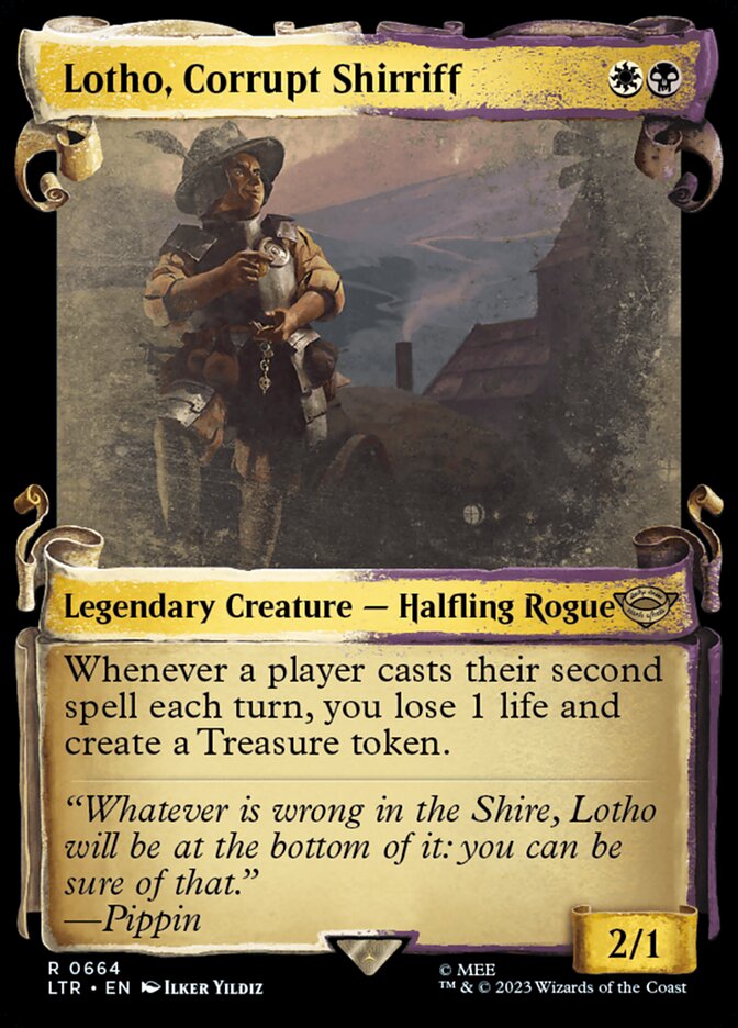 Lotho, Corrupt Shirriff — The Lord of the Rings: Tales of Middle-earth 664/856