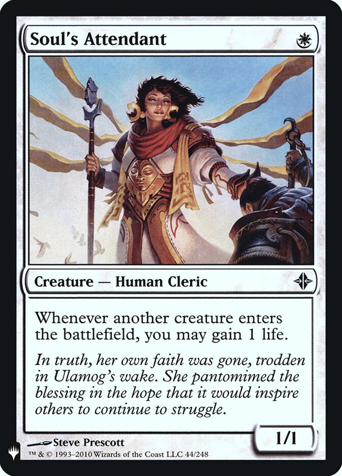 Soul's Attendant — The List ROE-44/5581
