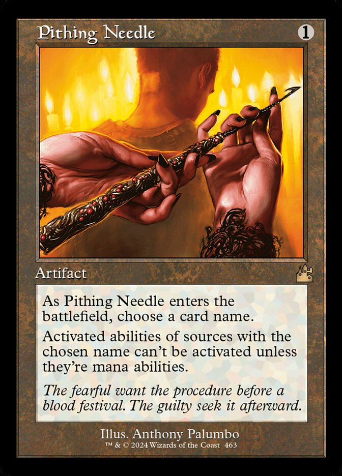 Pithing Needle — Ravnica Remastered 463/531