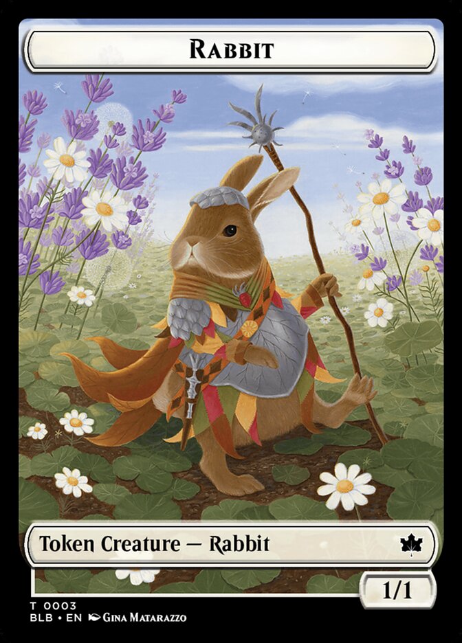 Rabbit — Bloomburrow Tokens 3/30