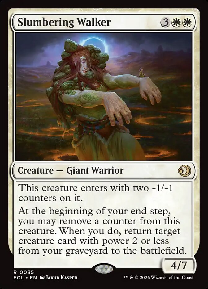 Slumbering Walker — Lorwyn Eclipsed 35/408