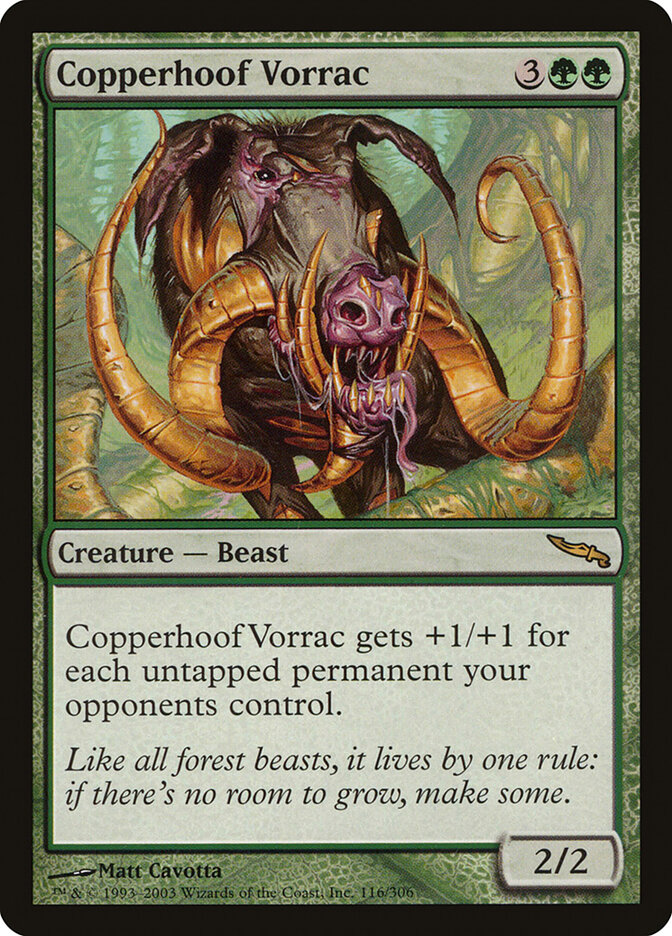 Copperhoof Vorrac — Mirrodin 116/306
