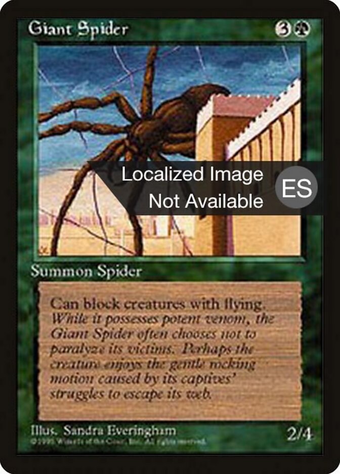 Giant Spider — Fourth Edition Foreign Black Border 249/378
