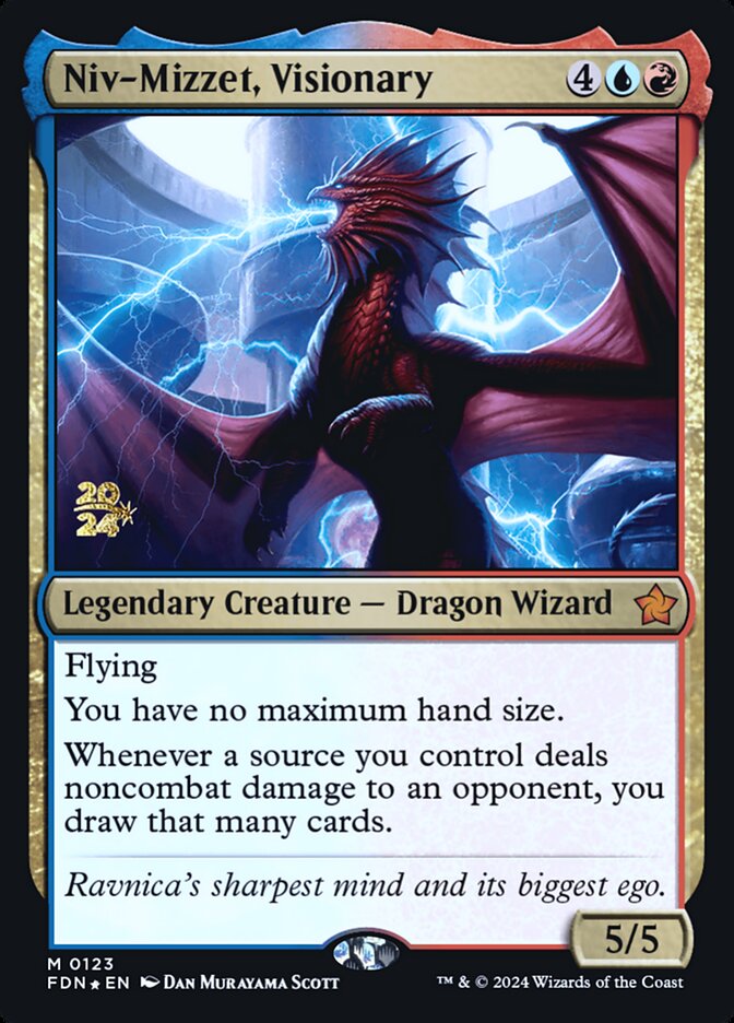 Niv-Mizzet, Visionary — Foundations Promos 123s/106