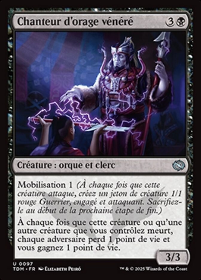 Chanteur d'orage vénéré — Tarkir: Dragonstorm 97/427