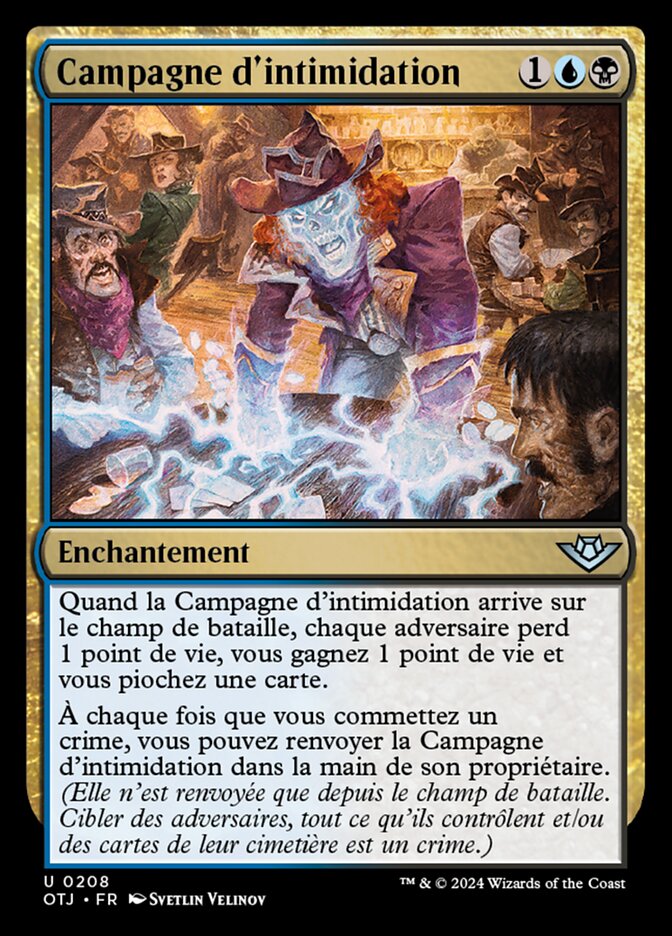 Campagne d'intimidation — Outlaws of Thunder Junction 208/374
