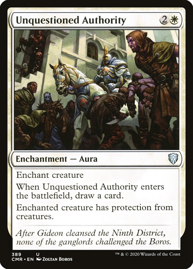 Unquestioned Authority — Commander Legends 389/718