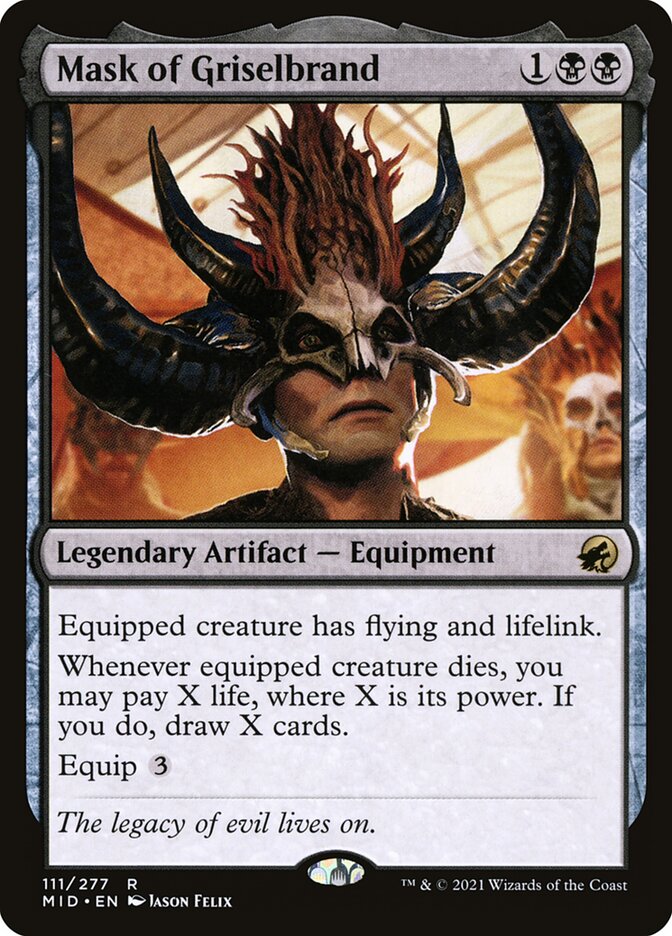 Mask of Griselbrand — Innistrad: Midnight Hunt 111/398