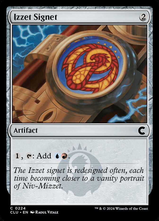 Izzet Signet — Ravnica: Clue Edition 224/284