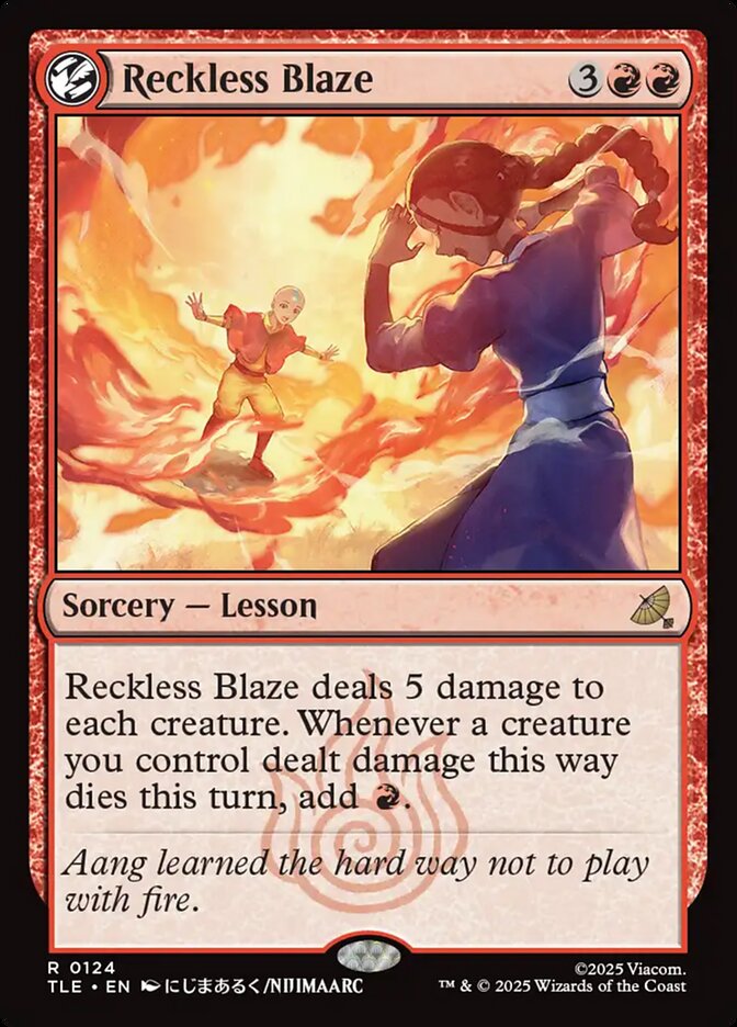 Reckless Blaze — Avatar: The Last Airbender Eternal 124/317