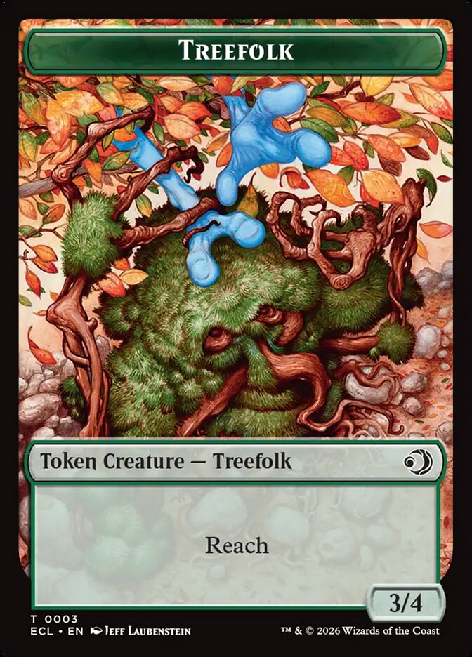 Treefolk — Lorwyn Eclipsed Tokens 3/13