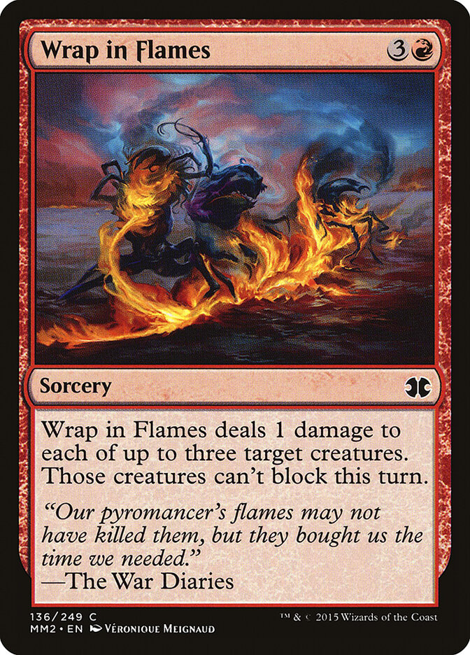 Wrap in Flames — Modern Masters 2015 136/249