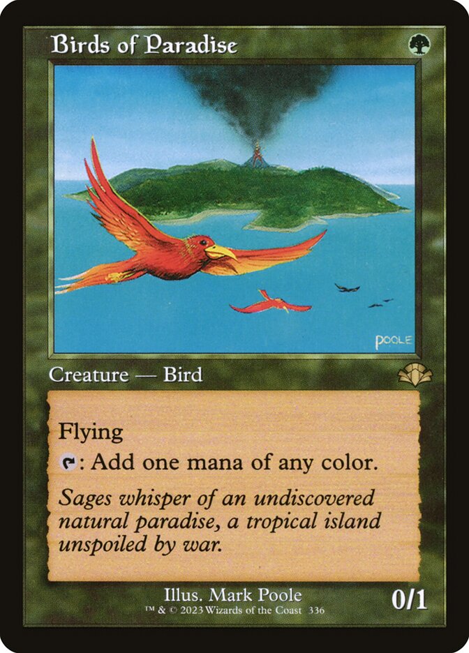 Oiseaux de paradis — Dominaria Remastered 336/457