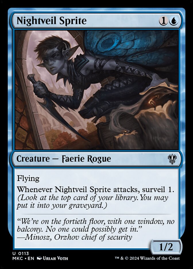 Nightveil Sprite — Murders at Karlov Manor Commander 113/358