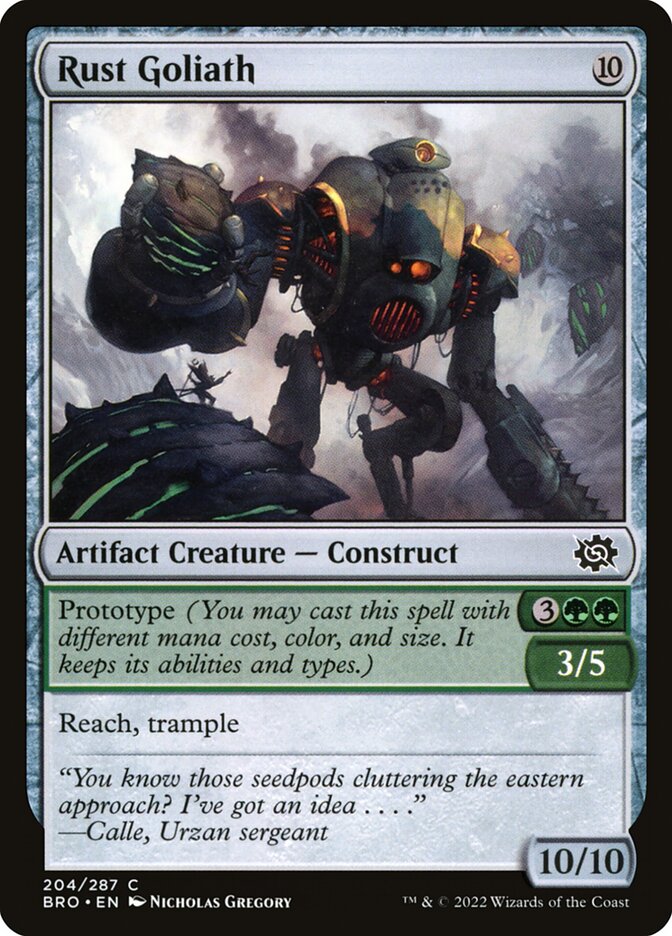 Goliath de rouille — The Brothers' War 204/399