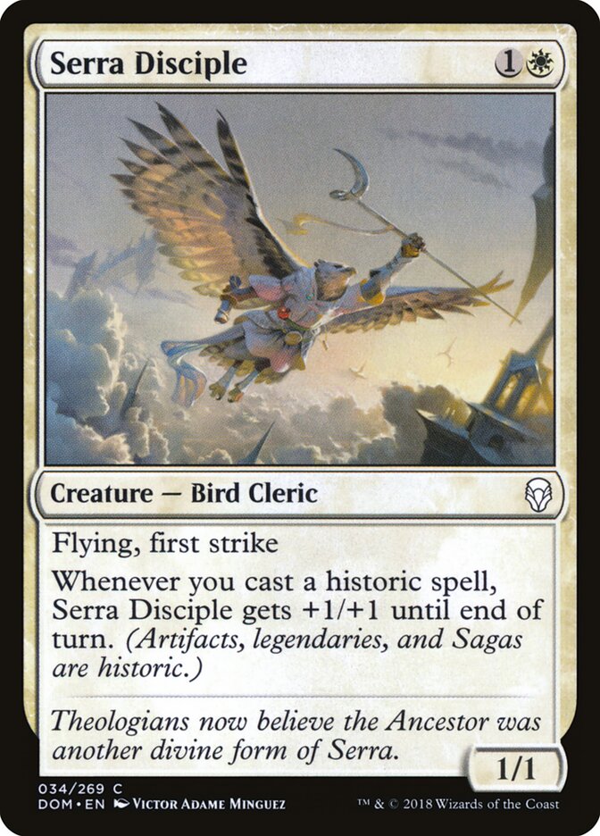 Serra Disciple — Dominaria 34/280