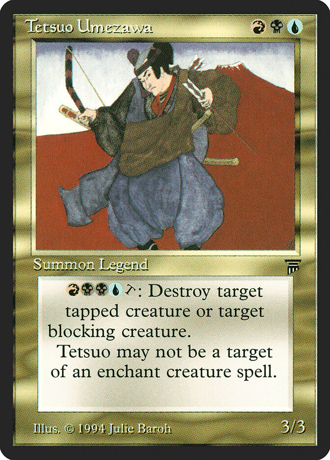 Tetsuo Umezawa — Legends 262/310