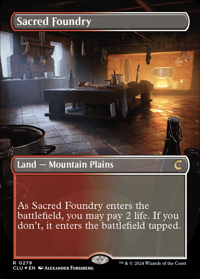 Sacred Foundry — Ravnica: Clue Edition 279/284