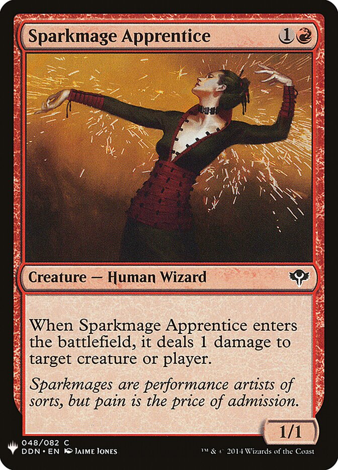 Sparkmage Apprentice — The List DDN-48/5581