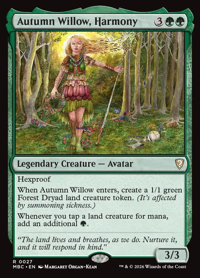 Autumn Willow, Harmony — Mystery Booster Commander Edition 27/80