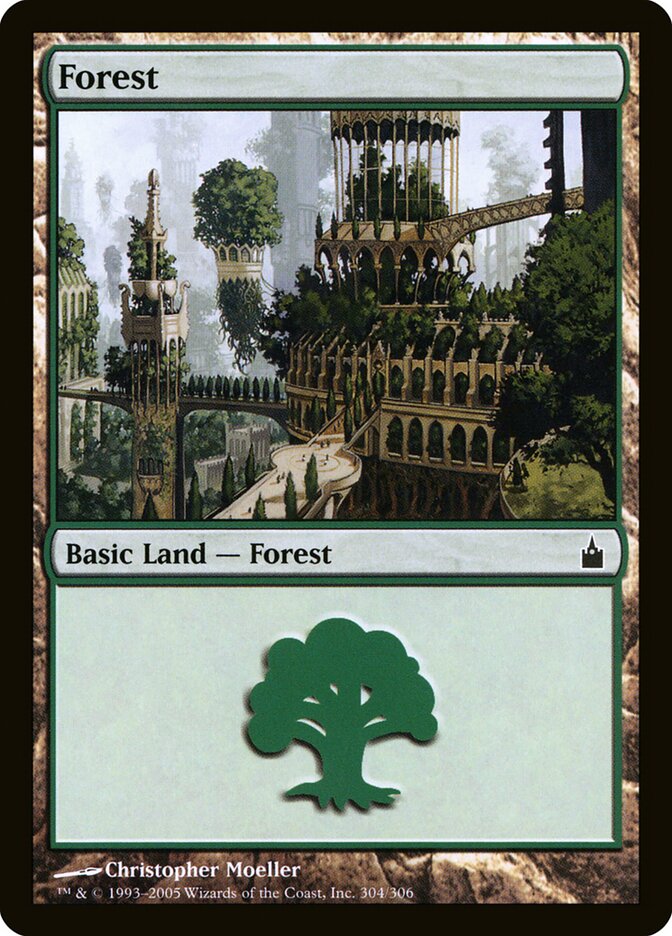 Forest — Ravnica: City of Guilds 304/306