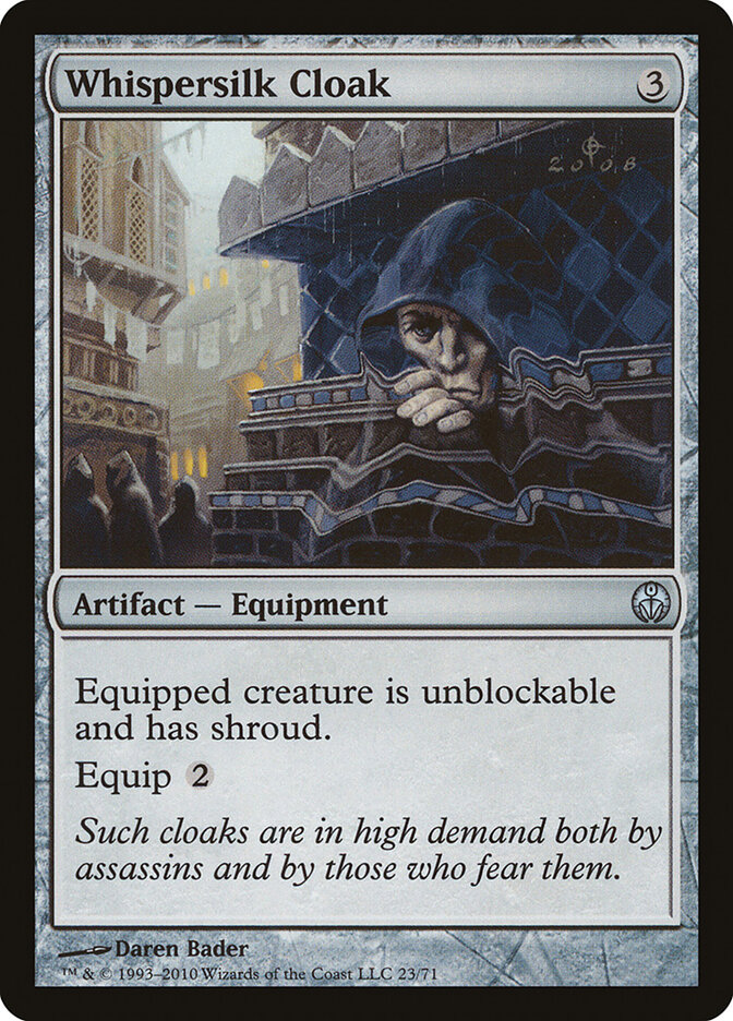 Whispersilk Cloak — Duel Decks: Phyrexia vs. the Coalition 23/71