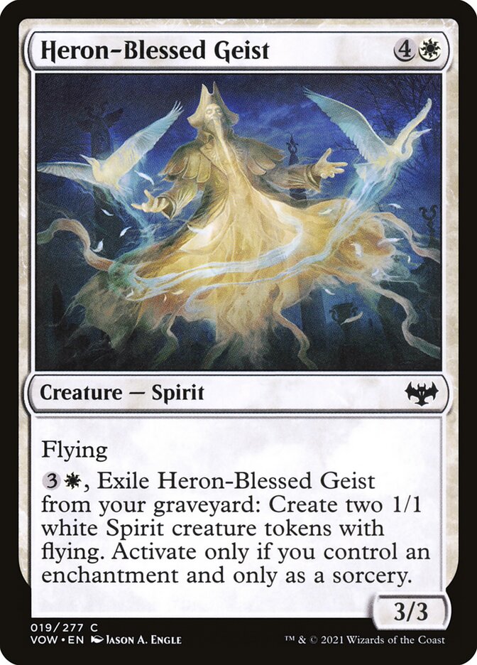 Heron-Blessed Geist — Innistrad: Crimson Vow 19/423