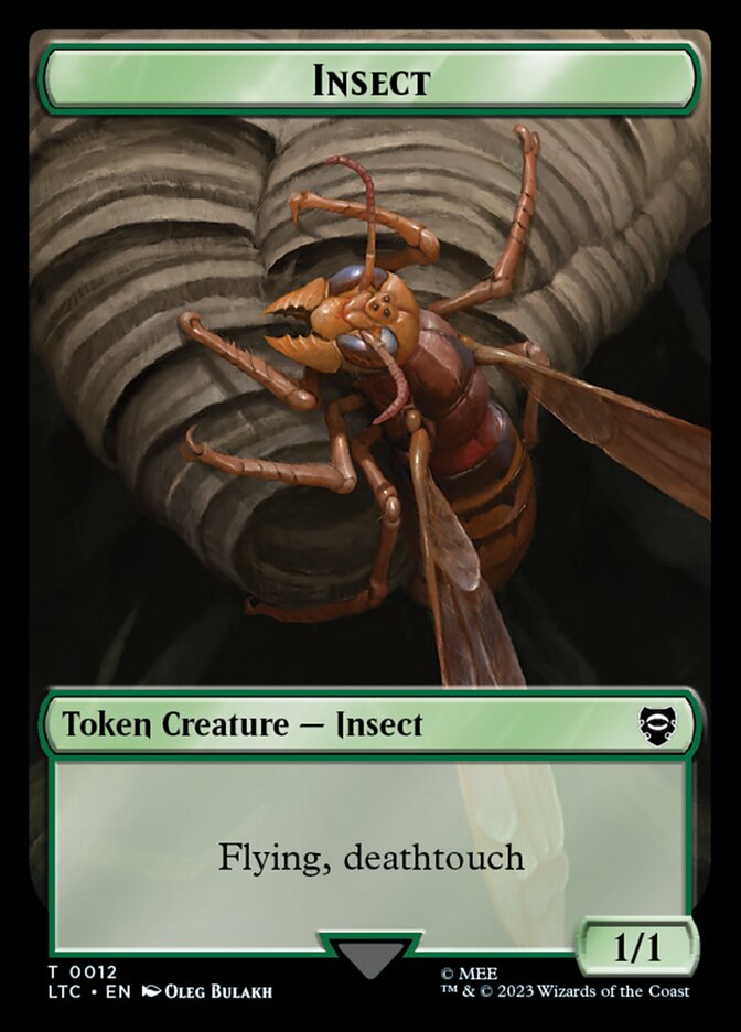 Insect — Tales of Middle-earth Commander Tokens 12/15