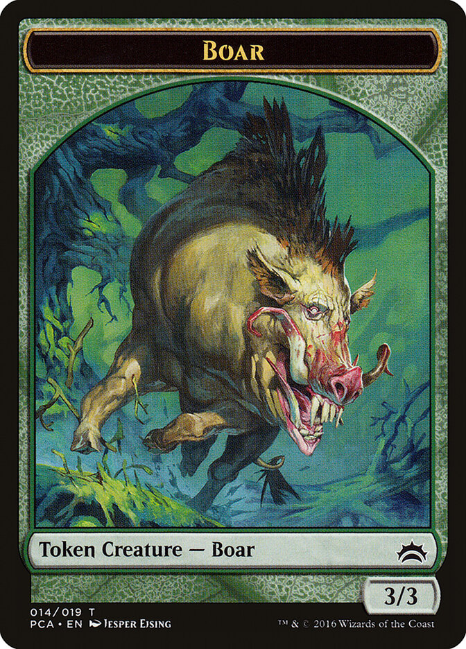 Boar — Planechase Anthology Tokens 14/19