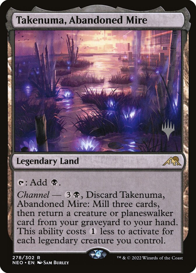 Takenuma, Abandoned Mire — Kamigawa: Neon Dynasty Promos 278p/148