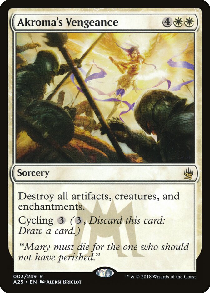 Akroma's Vengeance — Masters 25 3/249