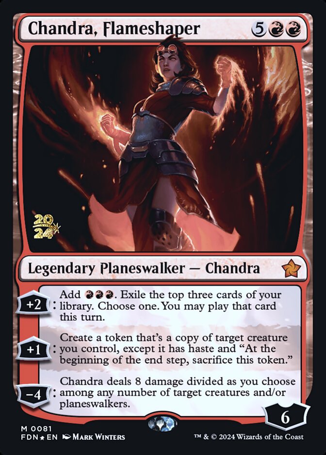 Chandra, Flameshaper — Foundations Promos 81s/106
