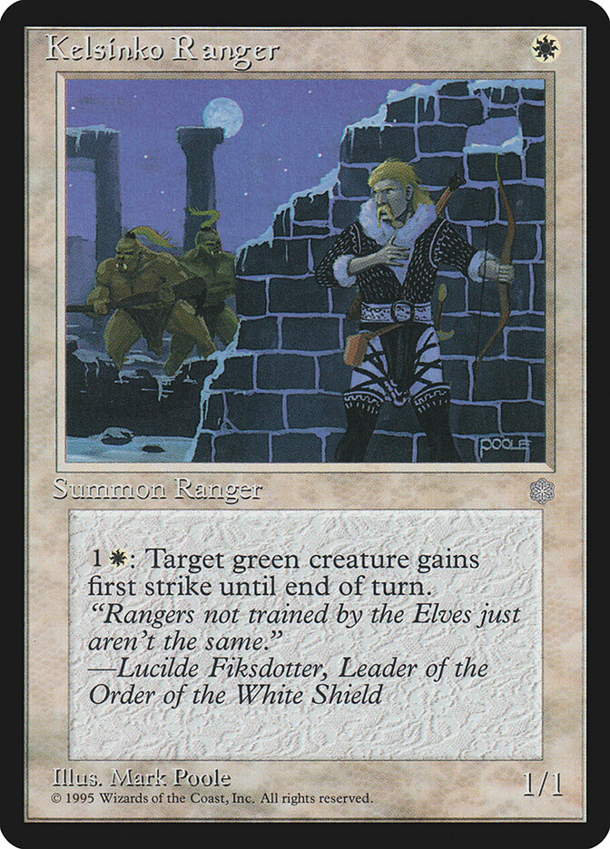 Kelsinko Ranger — Ice Age 33/383
