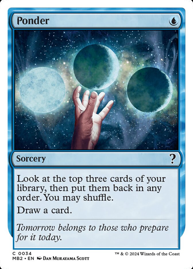 Ponder — Mystery Booster 2 34/385