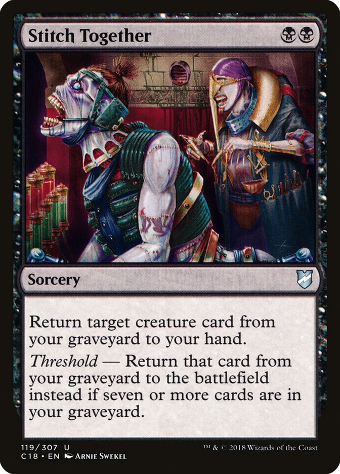 Stitch Together — Commander 2018 119/307