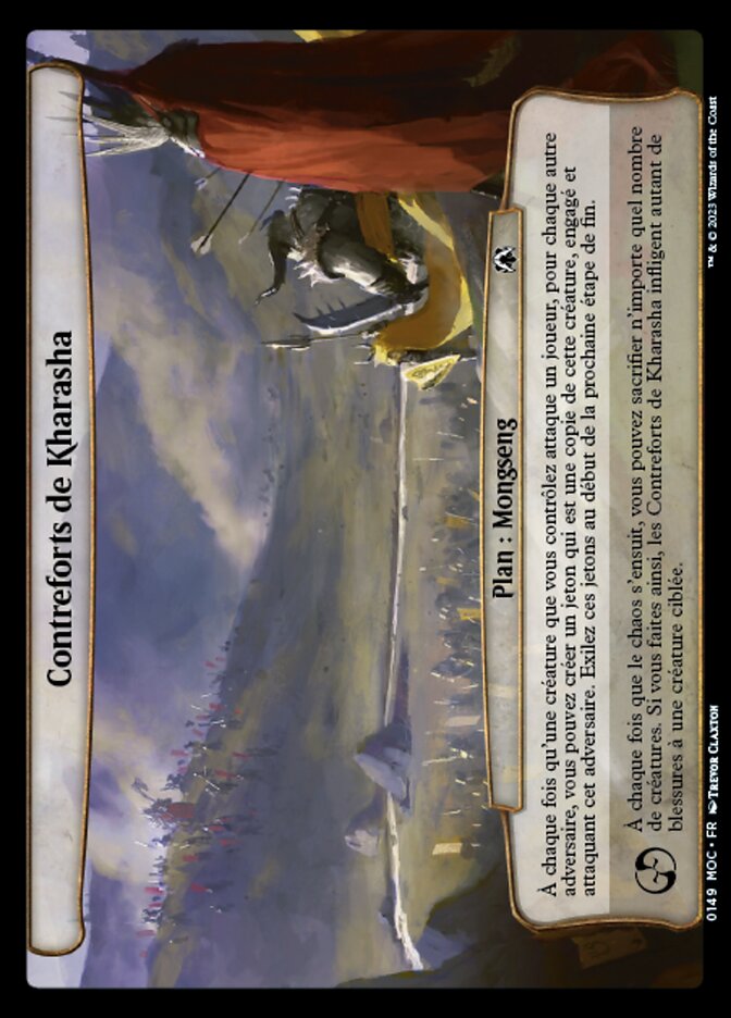 Contreforts de Kharasha — March of the Machine Commander 149/450