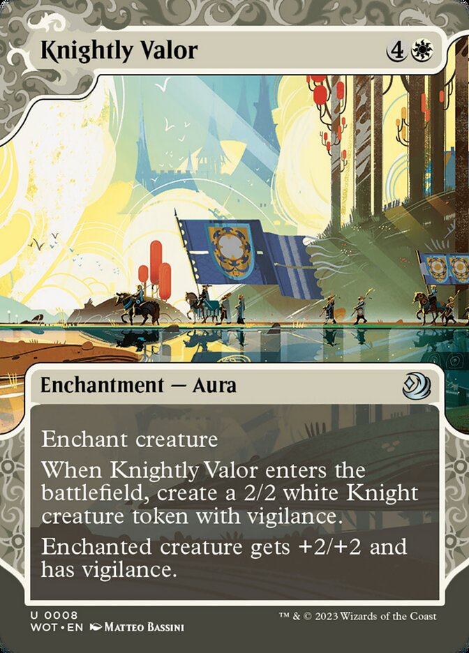 Knightly Valor — Wilds of Eldraine: Enchanting Tales 8/103