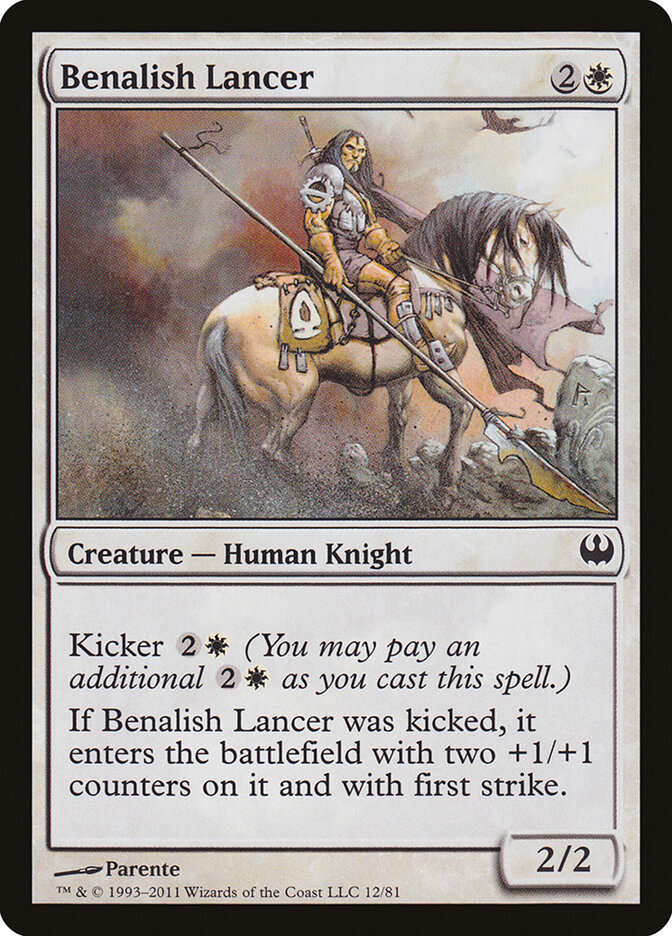Benalish Lancer — Duel Decks: Knights vs. Dragons 12/81