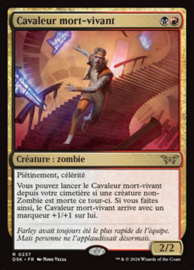 Cavaleur mort-vivant — Duskmourn: House of Horror 237/419