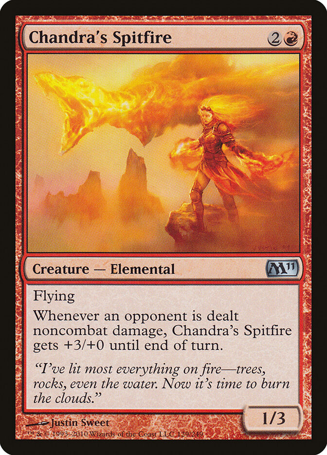 Chandra's Spitfire — Magic 2011 129/249