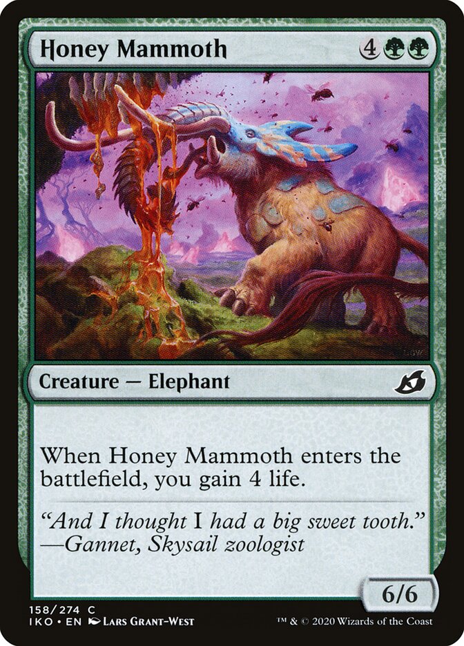 Honey Mammoth — Ikoria: Lair of Behemoths 158/388